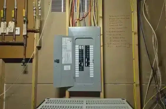electrical panel in Newton home