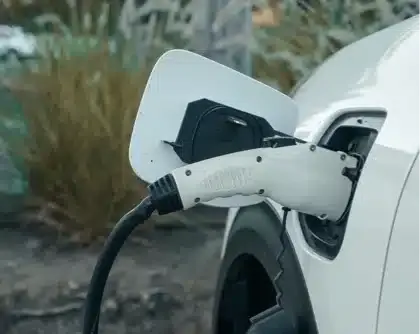 EV charger in electrical vehicle