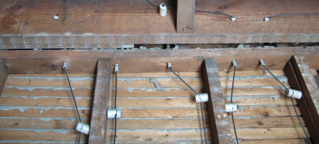old knob and tube wiring that needs to be removed